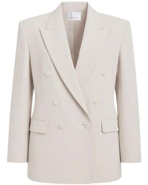 Frankie Shop Monterey Double-Breasted Blazer - White