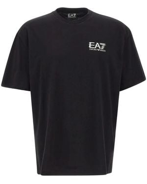 EA7 Visibility Logo Graphic T-Shirt - Black