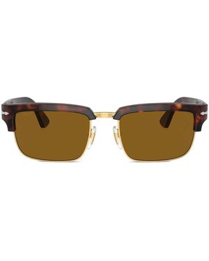 Persol Rectangle-Frame Sunglasses - Brown