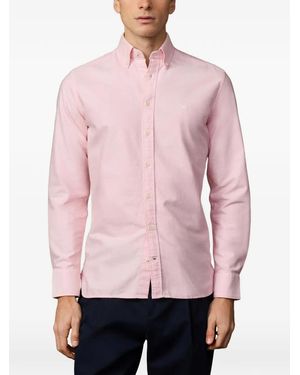 Hackett Heritage Oxford Buttoned Shirt - Pink