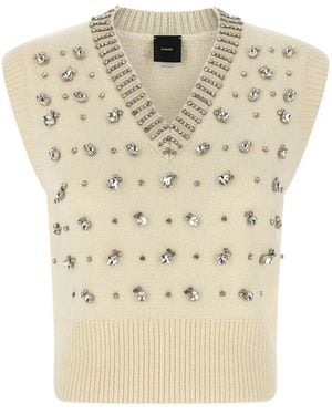 Pinko 'Ponziane' Vest - Natural
