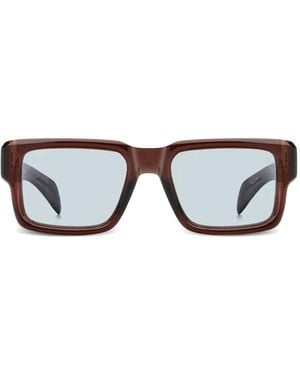 David Beckham Rectangle-Frame Sunglasses - Black