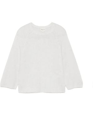 MAISON 123 Phoenix Pullover Mit Raglanärmeln - Weiß