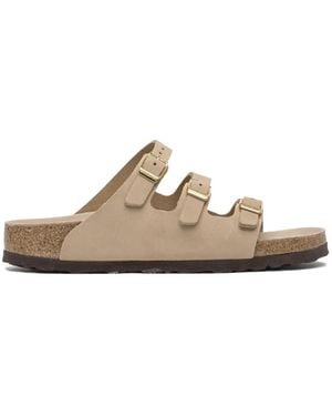 Birkenstock Florida Buckle-Strap Sandals - White