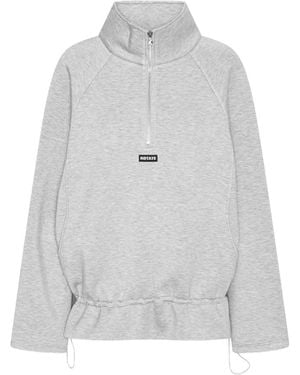 ROTATE BIRGER CHRISTENSEN Sweatshirt Mit Reißverschluss - Weiß