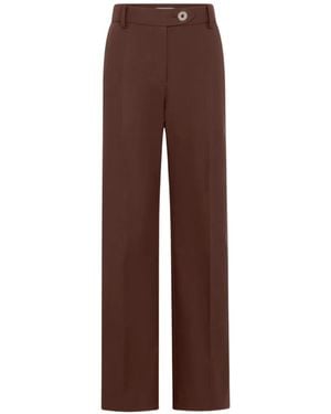Rabanne Hose Mit Bügelfalten - Braun