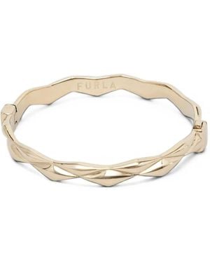 Furla Verdrehter Armreif - Mettallic