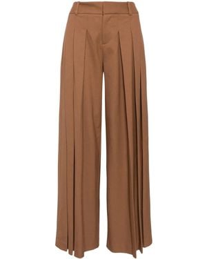 Alice + Olivia Pantalon Palazzo Simon - Marron