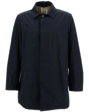 L'IMPERMEABILE Buttoned Coat - Blue