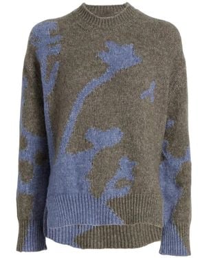 Proenza Schouler Jersey Cathy De Punto De Lana - Gris
