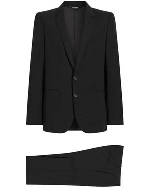 Dolce & Gabbana Dg Essentials Two-Piece Single-Breasted Suit - Black