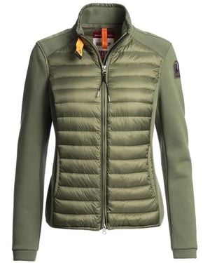 Parajumpers Padded-Design Zip-Up Jacket - Green