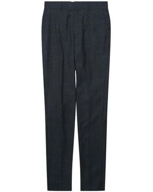 Comme des Garçons Check-Pattern Tailored Pants - Blue