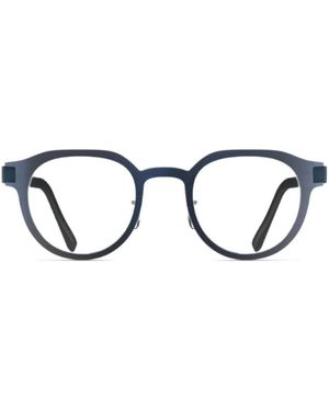 Blackfin Bolton Brille Mit Rundem Gestell - Blau