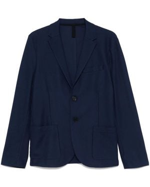 Harris Wharf London Honeycomb Blazer - Blue