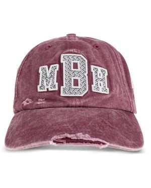 MISBHV Appliqué Distressed Hat - Purple