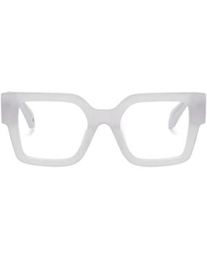 Off-White c/o Virgil Abloh Gafas con montura rectangular - Blanco