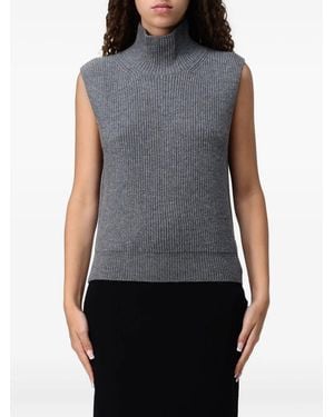 Dondup Ribbed Vest - Blue