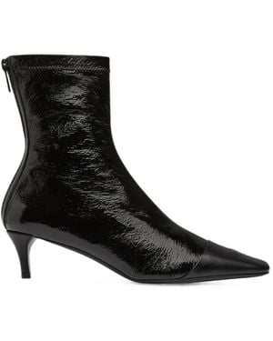 Courreges Stiefeletten Mit Zehenkappe - Schwarz