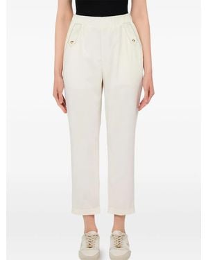 Liu Jo Cropped Trousers - White
