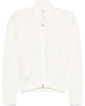 Ermanno Scervino カシミア カーディガン - ホワイト