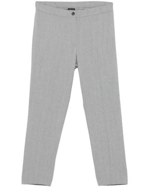 Marina Rinaldi Button-Fastening Pants - Gray