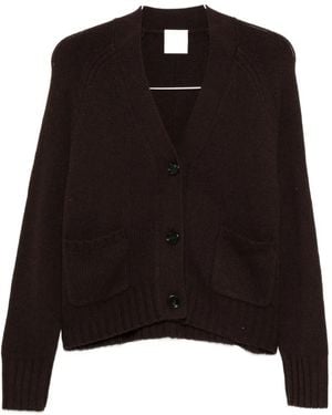 Allude V-neck cardigan - Schwarz
