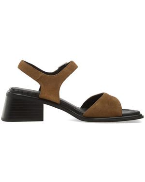 Vagabond Shoemakers Ines Suede Block-Heel Sandals - White