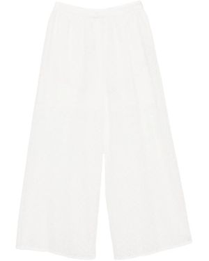 To b. by agnès b. Lace Pants - White