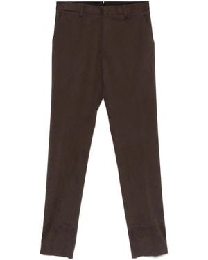 ZEGNA テーパードパンツ - ブラウン