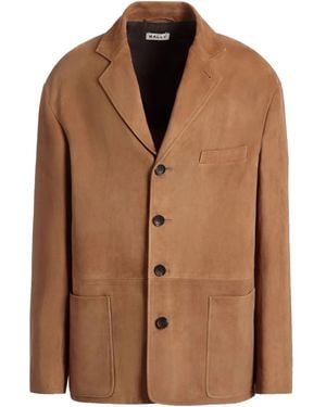 Bally Suede Blazer - Brown