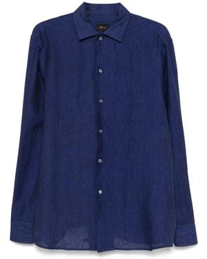 Brioni リネンシャツ - ブルー