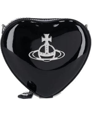 Vivienne Westwood Leren Mini Tas - Zwart