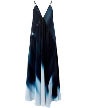 Proenza Schouler Torres Gradient-Effect Maxi Dress - Blue