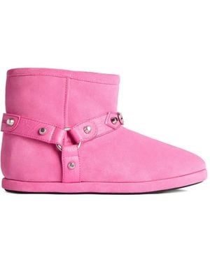 Balenciaga Alaska Soft studded boots - Rosa