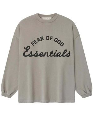 Fear Of God T-Shirt Training 90S À Manches Longues - Grey