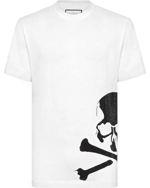 Philipp Plein T-Shirt Con Stampa - Bianco