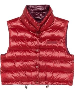 Patrizia Pepe High-Neck Padded Jacket - Red