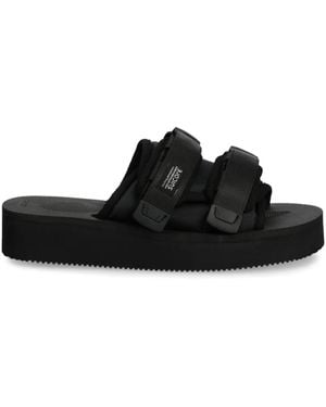 Suicoke Touch-Strap Slides - Black
