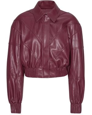 ROTATE BIRGER CHRISTENSEN Chaqueta bómber con panel angular - Rojo