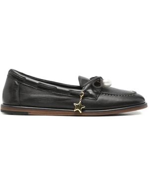 Agl Attilio Giusti Leombruni Charmy Charms Boat Shoes - White