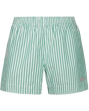 Mc2 Saint Barth Shorts Con Logo - Verde