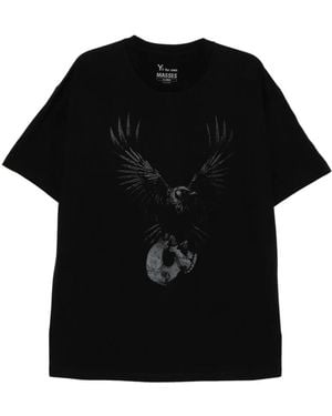 Y's Yohji Yamamoto Camiseta con estampado for men × MASSES - Negro