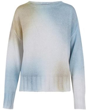 Ploumanac'h Haut En Maille À Effet Dégradé - Bleu