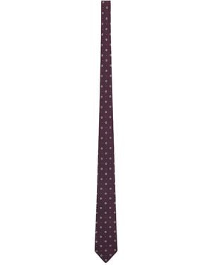 Saint Laurent Cravatta - Purple