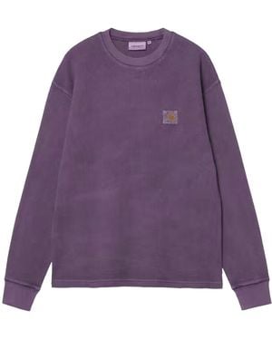 Carhartt L/S Vista Waffle T-Shirt - Purple