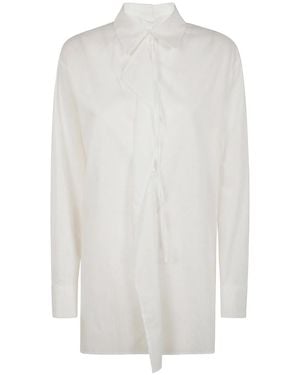 Y's Yohji Yamamoto Ko-F/B Open B Shirt - White