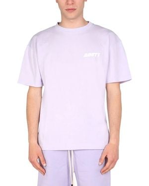 MOUTY Logo Print T-Shirt - White