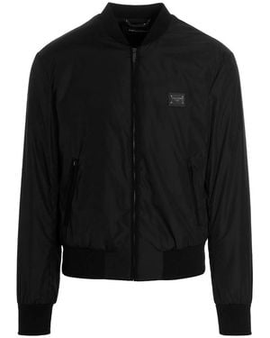 Dolce & Gabbana Dolce & Gabbana Bomber 'Dg Essential' - Black