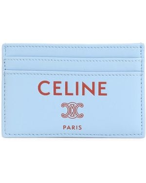 Celine Sky Medium Card Holder - Blue